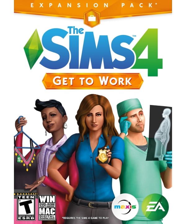 The Sims 4: Get to Work CZ/RU/PL Languages Origin / EA app Key GLOBAL